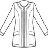 Casacca Donna Aruba Nero e Fuxia - immagine 2