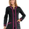 Casacca Donna Aruba Nero e Fuxia