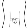 Gilet Donna Lungo Blu - immagine 3