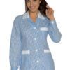 Casacca Donna Marbella Riga Azzurra