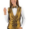 Gilet Unisex Doppiopetto Lurex Gold