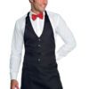 Grembiule Pettorina Unisex Victor Nero