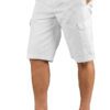 Pantacargo Unisex Bianco Short