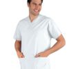 Casacca Unisex Collo a V Bianco 195 gr