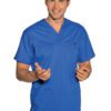 Casacca Unisex Collo a V Blu Cina 125 gr