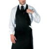 Grembiule Pettorina Unisex Sommelier Nero