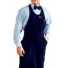 Grembiule Pettorina Unisex Sommelier Blu