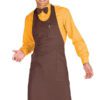 Grembiule Pettorina Unisex Sommelier Cacao