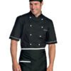 Giacca Cuoco Unisex Alicante Nero e Bianco