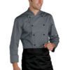 Giacca Cuoco Unisex Classica Grigio