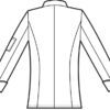Giacca Cuoco Unisex Panama Slim Bianco - immagine 3