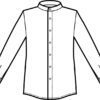Camicia Unisex Detroit Nero - immagine 2