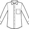 Camicia Uomo Isacco Bianco Manica Corta - immagine 2