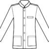 Giacca Uomo Coreana Bordeaux con Trecce - immagine 2