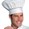 Cappello Cuoco Unisex Bianco e Rosso
