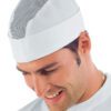 Cappello a Bustina Unisex Bianco con Rete