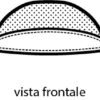 Cuffia Donna Bianca con Rete - immagine 2