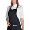 Grembiule Pettorina Unisex Piccadilly Nero