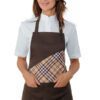 Grembiule Pettorina Unisex Lollipop Moro e Tartan 415