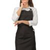 Grembiule Pettorina Unisex Champagne Nero 220