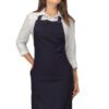 Grembiule Pettorina Unisex Champagne Blu