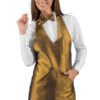 Grembiule Pettorina Bistro Lurex Gold
