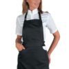 Grembiule Pettorina Unisex Ischia Nero