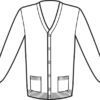 Cardigan Unisex Nero - immagine 2
