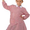 Grembiule Asilo Unisex Pollicino Quadretto Rosso