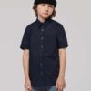 Camicia Bambino Popeline Manica Corta