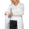 Camice Donna Singapore Bianco Tasche interne - immagine 2