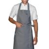 Grembiule Pettorina Unisex Bombay Extra Large Grigio