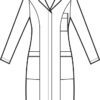Camice Donna Valencia Slim Bianco Cotone - immagine 2