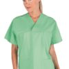 Casacca Unisex Collo a V Verdino - immagine 2