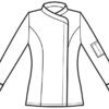 Giacca Cuoco Donna Lady Alaska Bianco - immagine 2