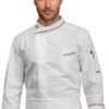 Giacca Cuoco Uomo Bilbao Bianco e Tricolore