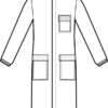 Camice Unisex Antiacido Bianco - immagine 3