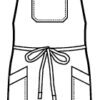 Grembiule Pettorina Unisex Oregon Natural - immagine 2